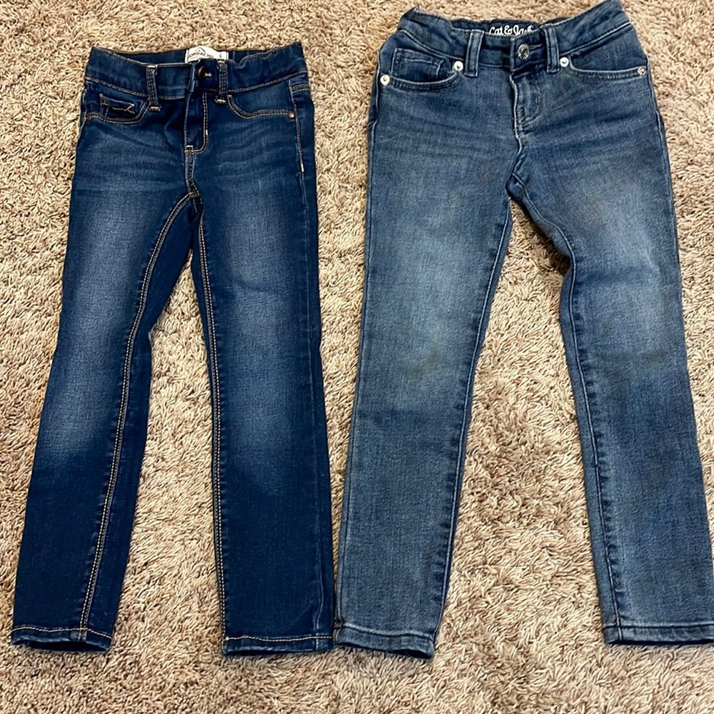 Girls Size 6 Skinny Jeans (2)